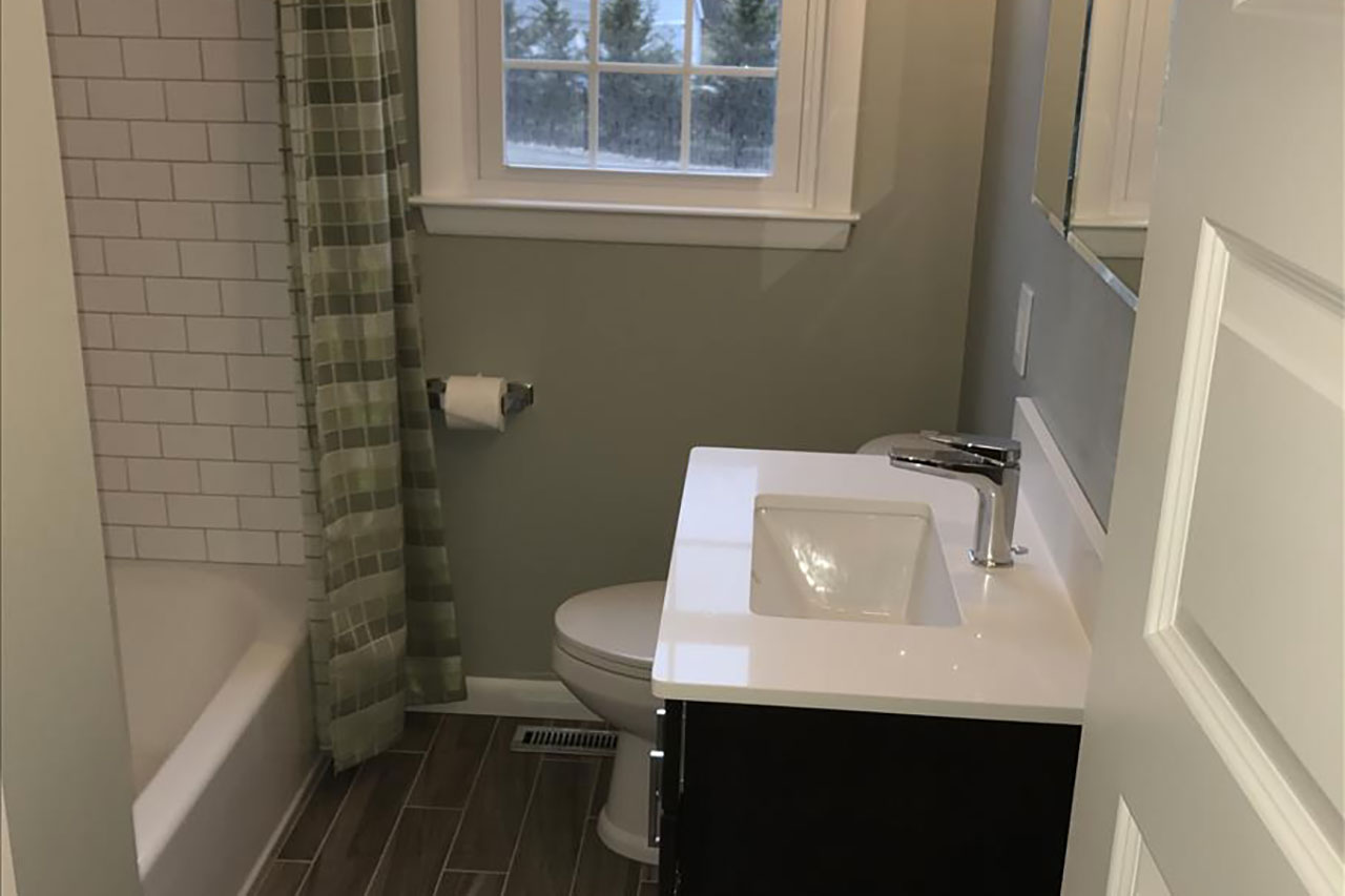 Hall bathroom remodel