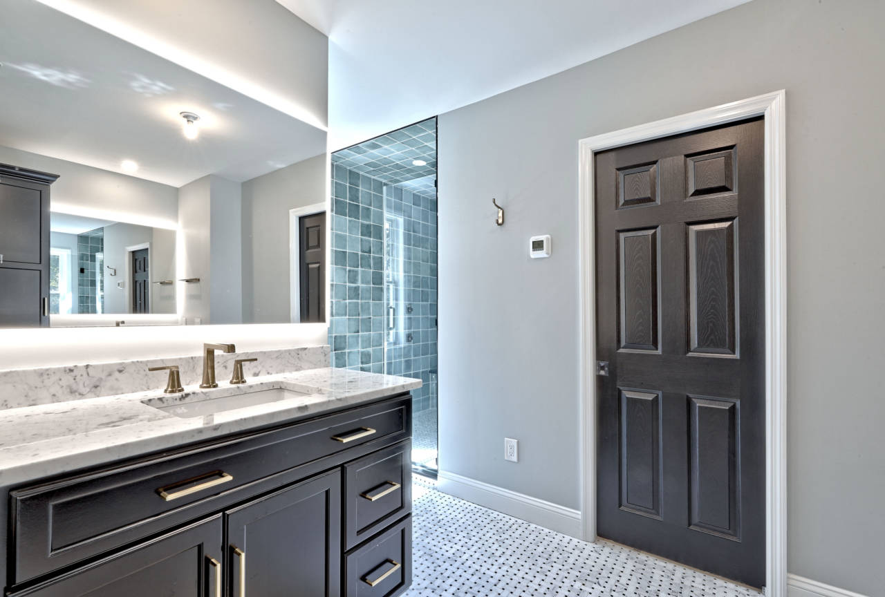 Master Bath Remodel with Black Bertch Cabinetry