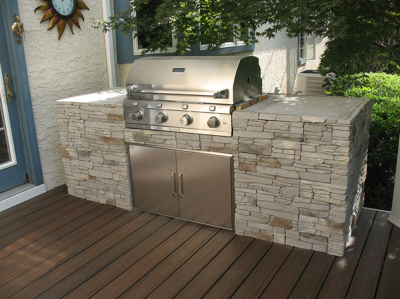 Deck With Grill