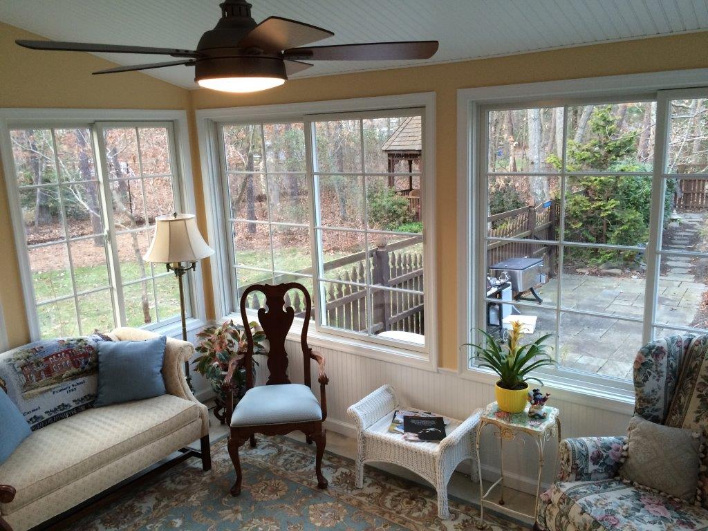Porch Remodel - After from inside